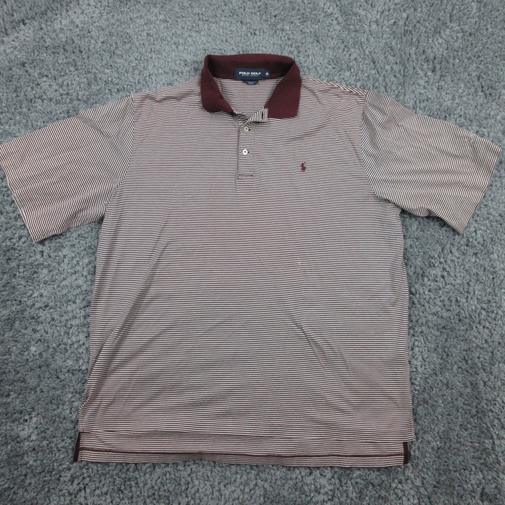 Polo Golf Ralph Lauren Polo Shirt Mens XL Striped Pima Cotton Golf Classic Casua